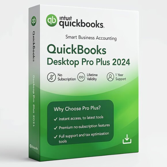 QuickBooks Desktop Pro 2024 Lifetime License Subscription - Picture 1 of 2